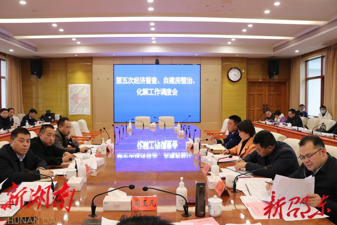 邵东市召开第五次经济普查、自建房整治、化解工作调度会_邵阳头条网